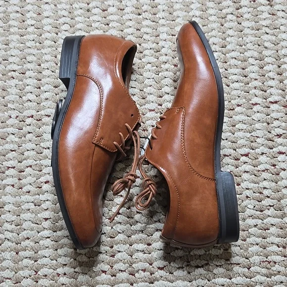 George Memory Foam Tommy Dress Oxford Size 10 Brown Shoes - Picture 3 of 3